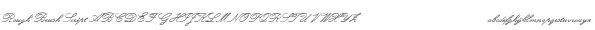 Rough Brush Script