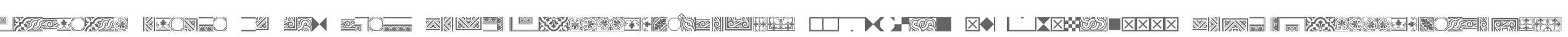 Historism Border 2D W95 Three