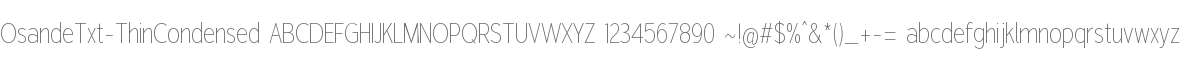 Osande-Txt Thin Cond
