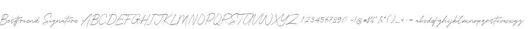 Bestfriend Signature