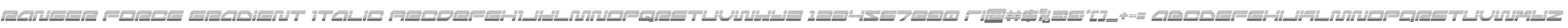 Ranger Force Gradient Italic