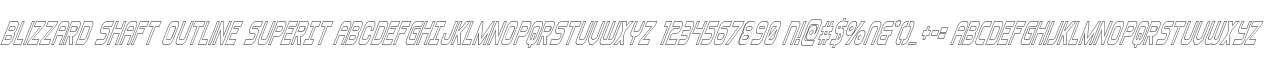 Blizzard Shaft Outline SuperIt