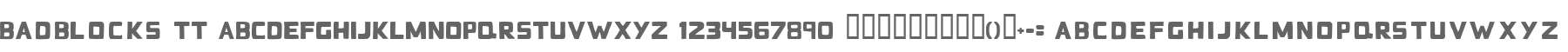 BadBlocks TT