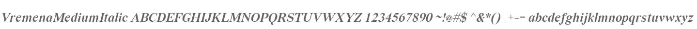 VremenaMediumItalic