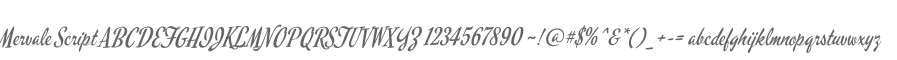 Mervale Script