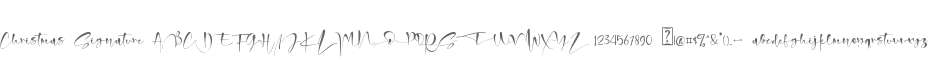 Christmas Signature