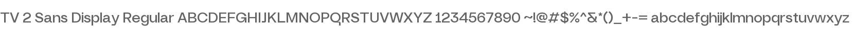 TV 2 Sans Display Regular
