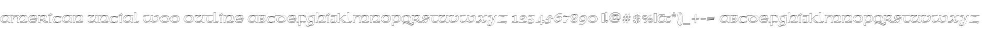 American Uncial W00 Outline