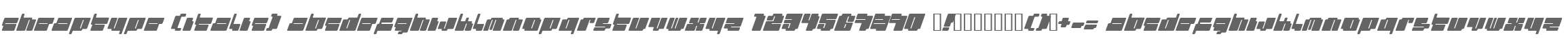 cheaptype (italic)