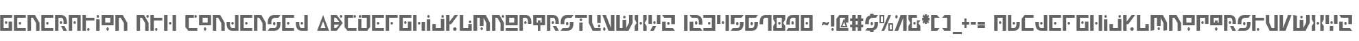 Generation Nth Condensed