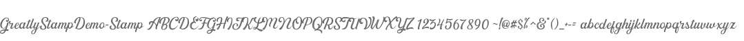 Greatly Stamp Demo