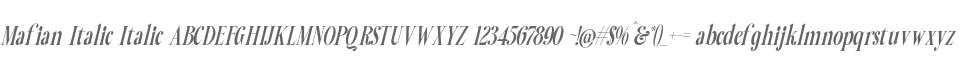 Mafian Italic