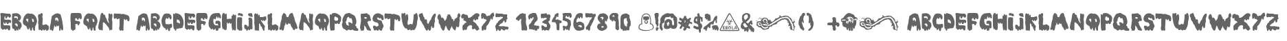 Ebola Font