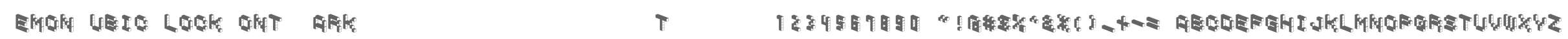 DemonCubicBlockFont Dark