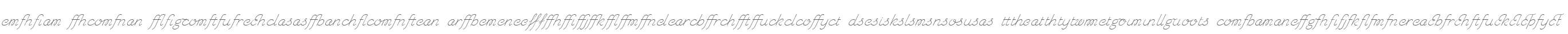 Chic Hand LigaturesW00BdSlanted