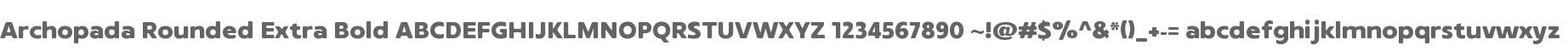 Archopada Rounded ExtBd