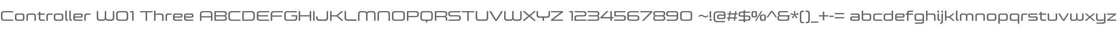 Controller W01 Three