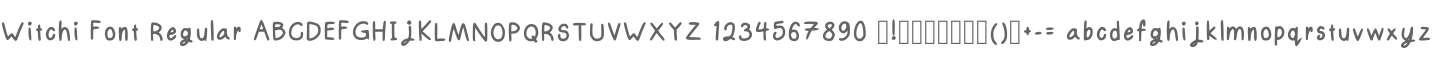 Witchi Font Regular