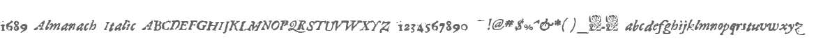 1689 Almanach Italic