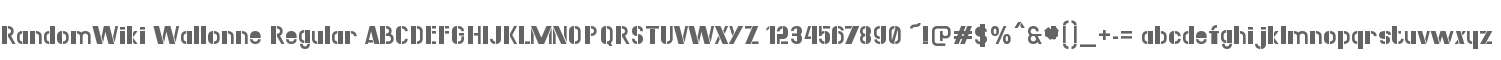 RandomWiki Wallonne