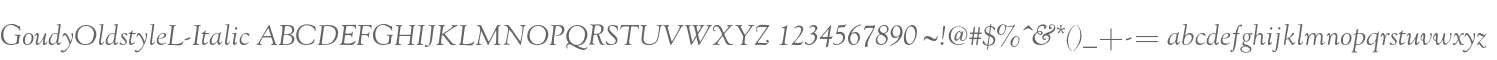 GoudyOldstyleL-Italic