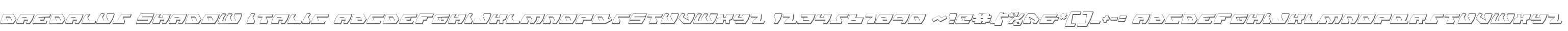 Daedalus Shadow Italic