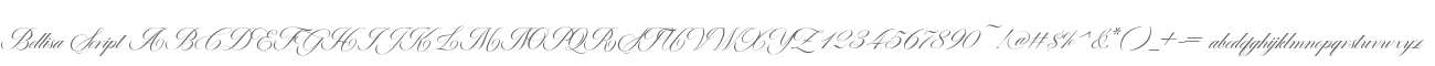 Bellisa Script
