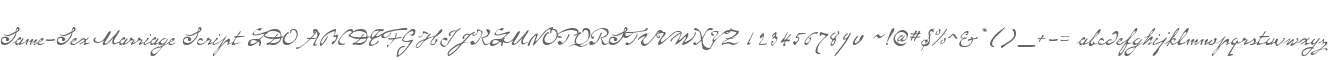 Same-Sex Marriage Script LDO