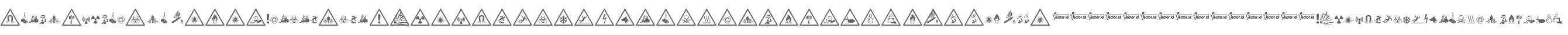 FontsVectorIso7010WarningSign