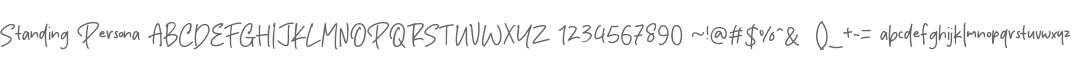 Standing Persona