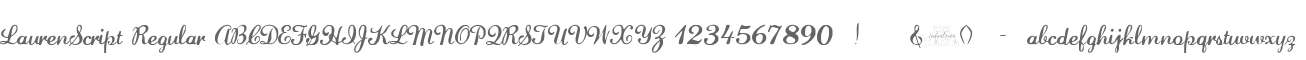 LaurenScript Regular
