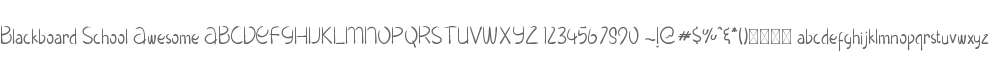 Blackboard School Awesome