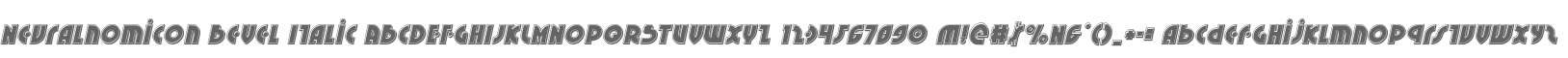Neuralnomicon Bevel Italic