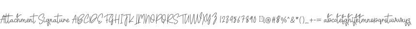 Attachment Signature