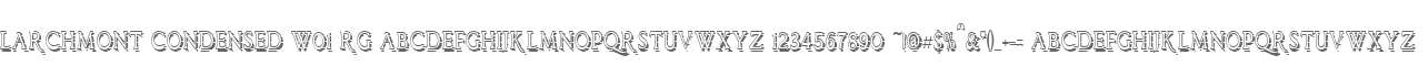 Larchmont Condensed W01 Rg