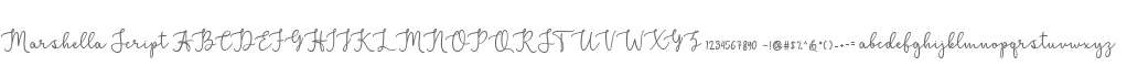 Marshella Script