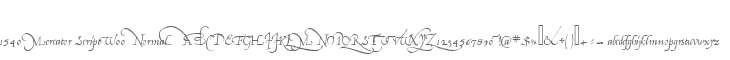 1540 Mercator Script W00 Normal