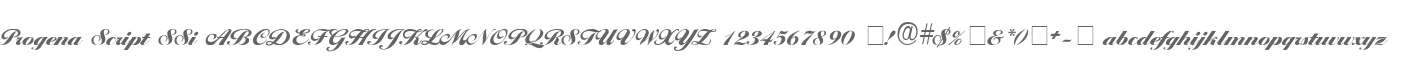 Progena Script SSi