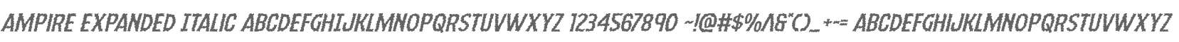Ampire Expanded Italic