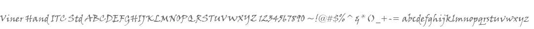 Viner Hand ITC Std