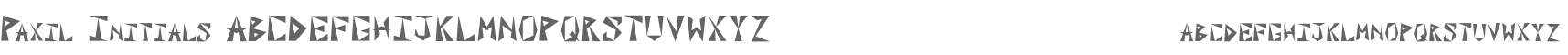 Paxil Initials