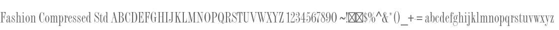 Fashion Compressed Std