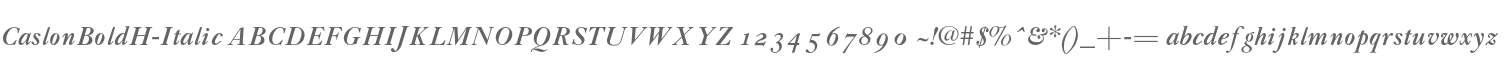 CaslonBoldH-Italic