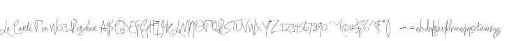 La Carte Pen W03 Regular
