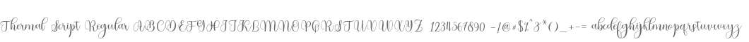 Thermal Script