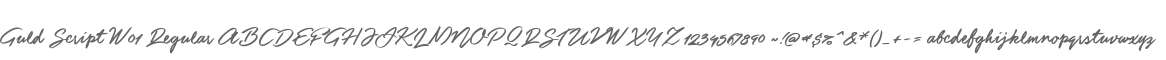 Guld Script W01 Regular