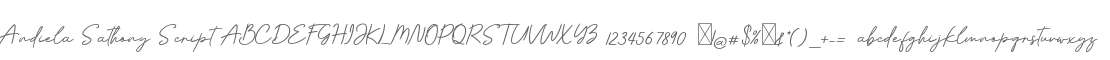 Andiela Sathony Script