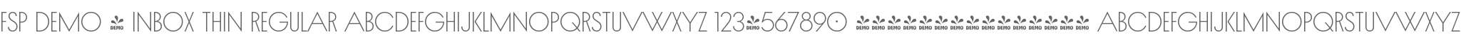 FSP DEMO - Inbox Thin