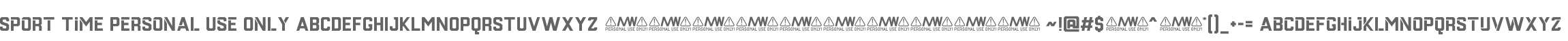 Sport Time Personal Use Only