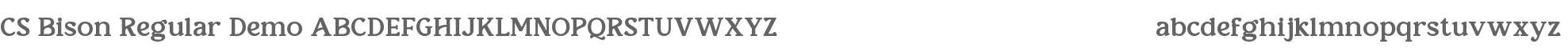 CS Bison Demo